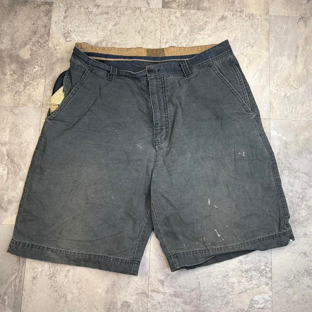 Baggy Y2K faded black jorts size 36
